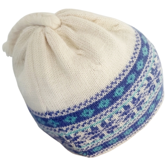 Vintage Top Notch Knits Wool Snowflake Ski Hat - Picture 3 of 9